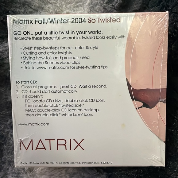 Lot of 2 DVDs- 1 Matrix- 1 Redken- Learning and Styling How-to DVDs (circa 2004) - Picture 2 of 3